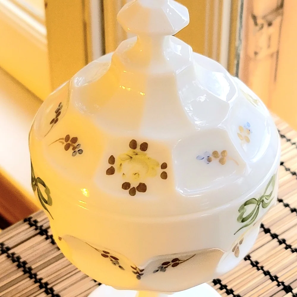 VTG Westmoreland Compote With Original Tag - Picture 2 of 12